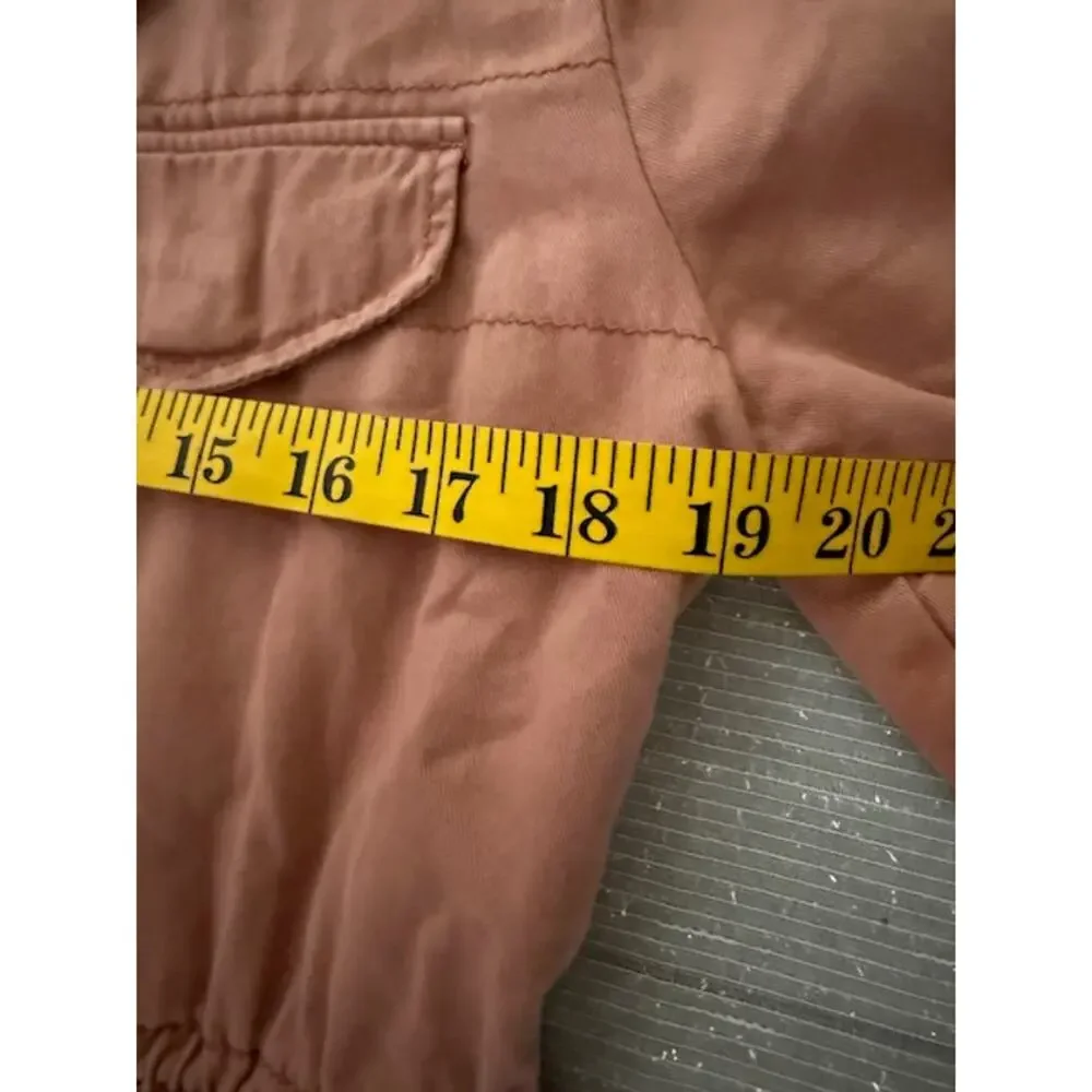 ABERCROMBIE & FITCH PINK BUTTON UP JACKET SIZE SMALL - Picture 4 of 8